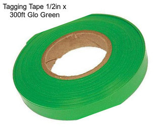 Tagging Tape 1/2in x 300ft Glo Green