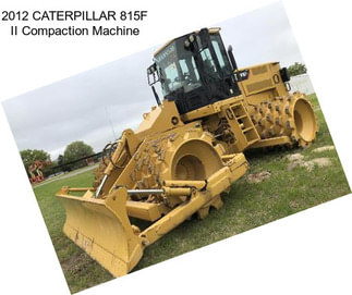 2012 CATERPILLAR 815F II Compaction Machine