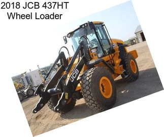 2018 JCB 437HT Wheel Loader
