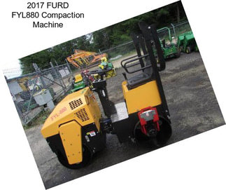 2017 FURD FYL880 Compaction Machine