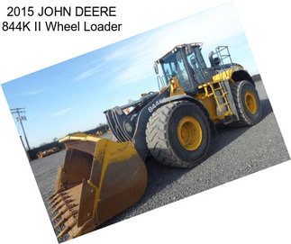 2015 JOHN DEERE 844K II Wheel Loader