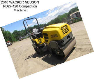 2018 WACKER NEUSON RD27-120 Compaction Machine
