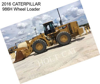 2016 CATERPILLAR 986H Wheel Loader