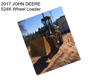 2017 JOHN DEERE 524K Wheel Loader