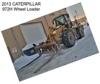 2013 CATERPILLAR 972H Wheel Loader