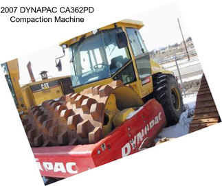 2007 DYNAPAC CA362PD Compaction Machine