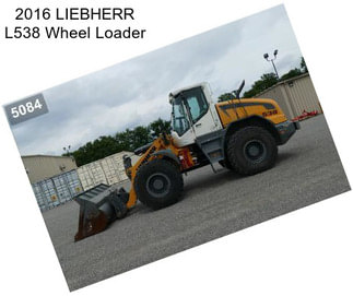 2016 LIEBHERR L538 Wheel Loader