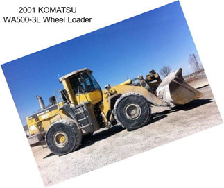 2001 KOMATSU WA500-3L Wheel Loader