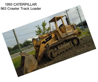 1993 CATERPILLAR 963 Crawler Track Loader