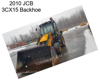 2010 JCB 3CX15 Backhoe