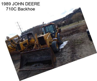 1989 JOHN DEERE 710C Backhoe