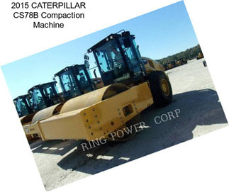 2015 CATERPILLAR CS78B Compaction Machine
