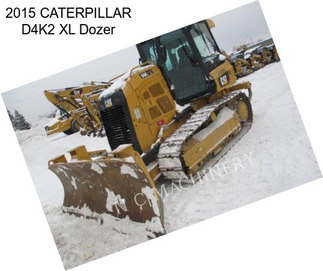 2015 CATERPILLAR D4K2 XL Dozer