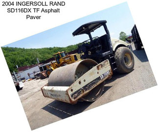 2004 INGERSOLL RAND SD116DX TF Asphalt Paver