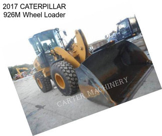 2017 CATERPILLAR 926M Wheel Loader