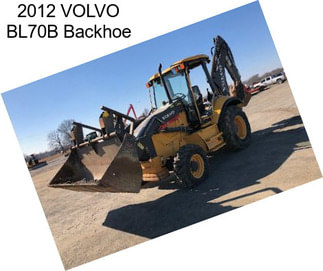 2012 VOLVO BL70B Backhoe