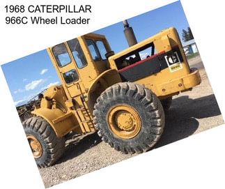 1968 CATERPILLAR 966C Wheel Loader