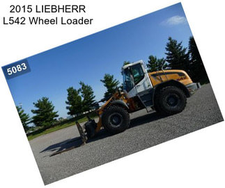 2015 LIEBHERR L542 Wheel Loader