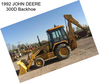 1992 JOHN DEERE 300D Backhoe