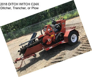 2018 DITCH WITCH C24X Ditcher, Trencher, or Plow