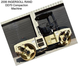 2006 INGERSOLL RAND DD70 Compaction Machine