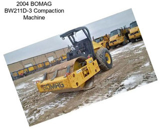 2004 BOMAG BW211D-3 Compaction Machine