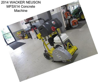 2014 WACKER NEUSON MFSX14 Concrete Machine