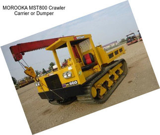 MOROOKA MST800 Crawler Carrier or Dumper