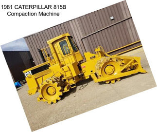 1981 CATERPILLAR 815B Compaction Machine