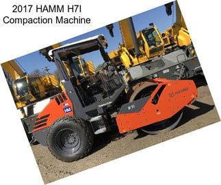 2017 HAMM H7I Compaction Machine