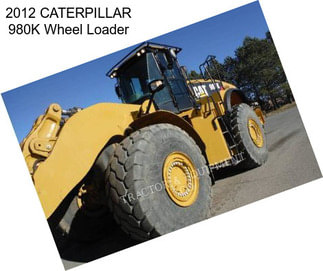 2012 CATERPILLAR 980K Wheel Loader