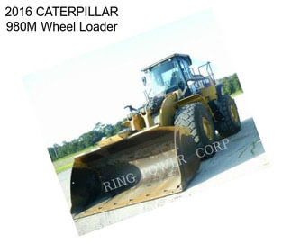 2016 CATERPILLAR 980M Wheel Loader