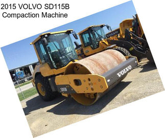 2015 VOLVO SD115B Compaction Machine