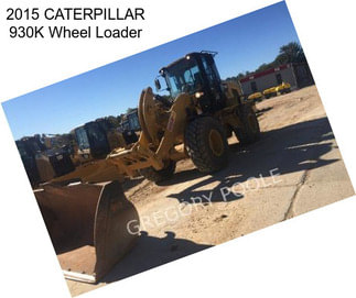 2015 CATERPILLAR 930K Wheel Loader