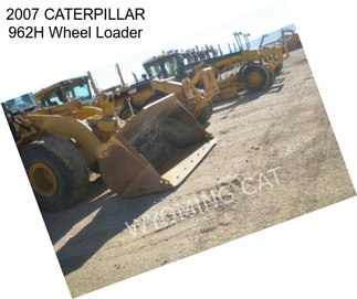 2007 CATERPILLAR 962H Wheel Loader