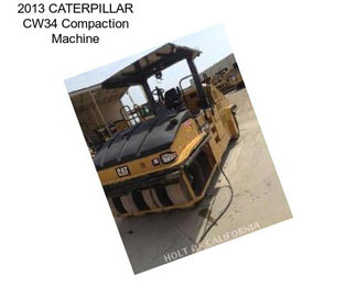 2013 CATERPILLAR CW34 Compaction Machine