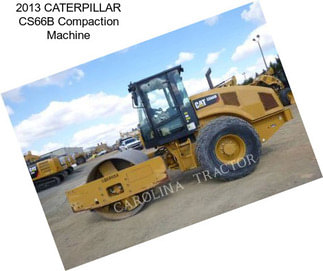 2013 CATERPILLAR CS66B Compaction Machine