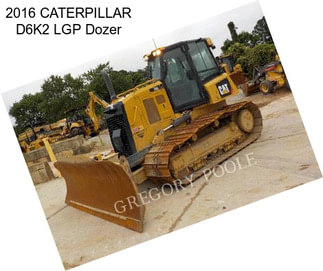 2016 CATERPILLAR D6K2 LGP Dozer