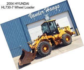 2004 HYUNDAI HL730-7 Wheel Loader