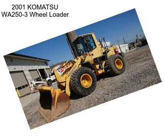 2001 KOMATSU WA250-3 Wheel Loader