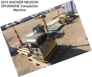 2013 WACKER NEUSON DPU6555HE Compaction Machine