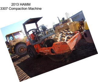 2013 HAMM 3307 Compaction Machine