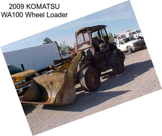 2009 KOMATSU WA100 Wheel Loader