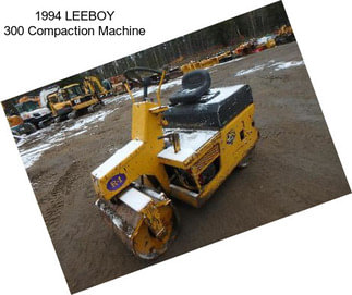 1994 LEEBOY 300 Compaction Machine