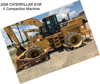 2008 CATERPILLAR 815F II Compaction Machine