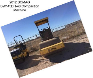 2012 BOMAG BW145DH-40 Compaction Machine