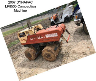 2007 DYNAPAC LP8500 Compaction Machine