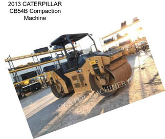 2013 CATERPILLAR CB54B Compaction Machine