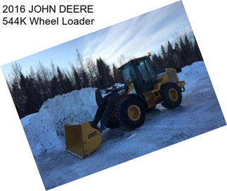 2016 JOHN DEERE 544K Wheel Loader