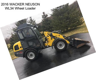 2016 WACKER NEUSON WL34 Wheel Loader